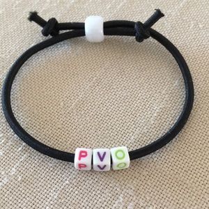 Hand Crafted Adjustable PVO Bracelet Handmade Unisex Multicolored Stretch